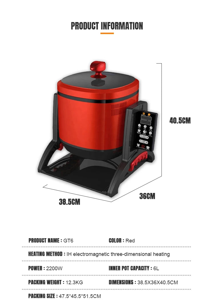 Kitchen equipment, automatic cooking machine, intelligent drum type